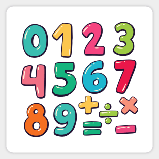 Number & Calculations Concept Sticker